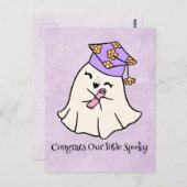 かわいい卒業式かわいいハロウィーンテーマ ポストカード (正面/裏面)