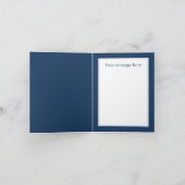 かわいい卒業式のカウメッセージ カード (内部)