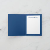 かわいい卒業式の追加メッセージアライグマ カード (内部)