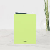 かわいい卒業式の追加メッセージアリゲーター カード (裏面)