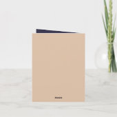 かわいい卒業式の追加メッセージモンキー カード (裏面)