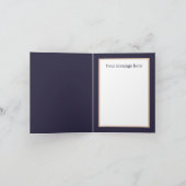 かわいい卒業式の追加メッセージモンキー カード (内部)