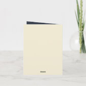 かわいい卒業式の追加メッセージcat カード (裏面)