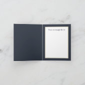 かわいい卒業式の追加メッセージcat カード (内部)