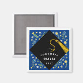 かわいい卒業記念ギフト マグネット (正面/裏面)