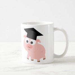 かわいい卒業豚 コーヒーマグカップ
