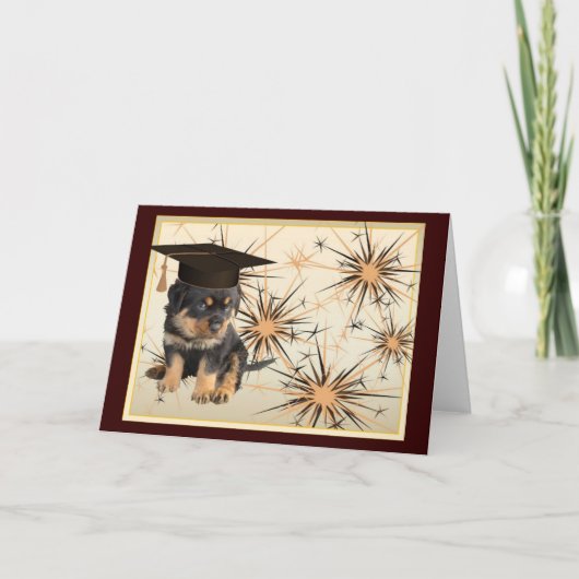 かわいい卒業 カード (正面)