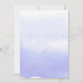 かわいい単純な復活祭バニー赤ちゃんシャワーの招待 招待状 (裏面)