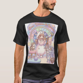 かわいい占星術スターペイザー クマの夢見る美意識 Tシャツ