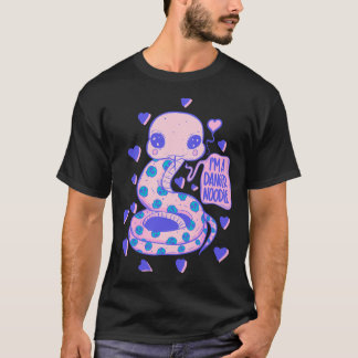 かわいい危険ヌードル – かわいいヘビ Tシャツ