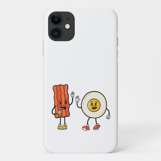 かわいい卵とベーコン Case-Mate iPhoneケース (裏面)