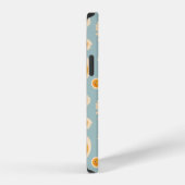 かわいい卵のキャラクター柄 iPhoneケース (右側面)