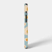 かわいい卵のキャラクター柄 iPhoneケース (左側面)