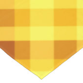 かわいい卵黄黄黄色の格子状中葉テーブルクロス テーブルクロス (アングル)