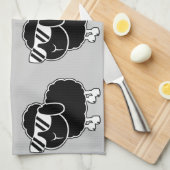 かわいい厄介ものの漫画 キッチンタオル (四つ折り)