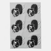 かわいい厄介ものの漫画 キッチンタオル (縦)