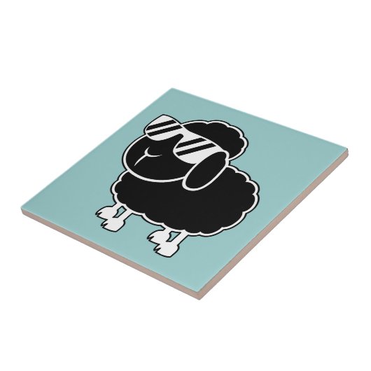 かわいい厄介ものの漫画 タイル (側面)