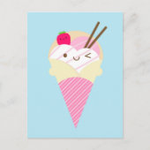 かわいい原宿クレープ ポストカード (正面)