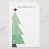 かわいい及び国のクリスマス 便箋 (正面/裏面)