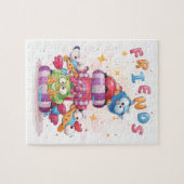 かわいい友だち鳥 ジグソーパズル (横)