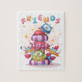 かわいい友だち鳥 ジグソーパズル