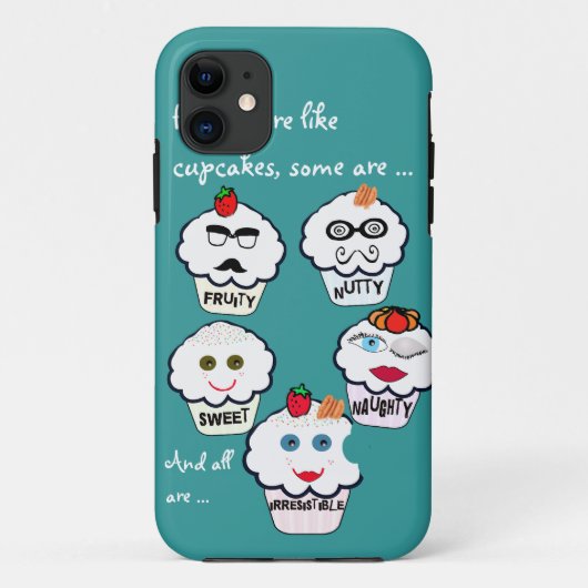 かわいい友人のカップケーキのiphoneカバー Case-Mate iPhoneケース (裏面)