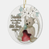 かわいい友情くま セラミックオーナメント (左)