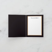 かわいい友情の追加メッセージ カード (内部)