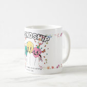 かわいい友情の風船マグカップ コーヒーマグカップ (正面右)