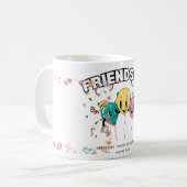 かわいい友情の風船マグカップ コーヒーマグカップ (正面左)