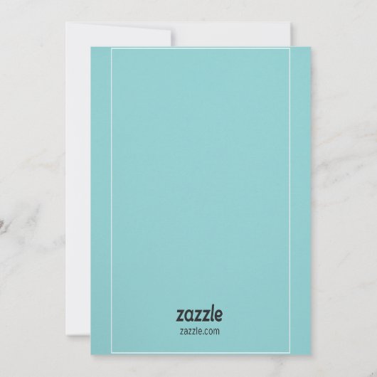 かわいい友情グリーティングカード 招待状 (裏面)