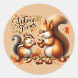 かわいい友情スタンプ ラウンドシール