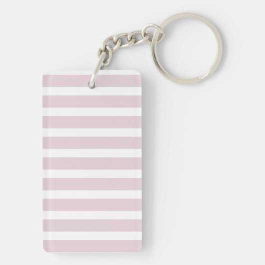 かわいい友情引用文のピンクの真の友人は決して〜ではない キーホルダー (裏面)