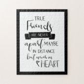 かわいい友情引用文社会的距離ハート ジグソーパズル (縦)