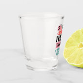 かわいい友達は友達にスクラップブックを一人にさせない ショットグラス (左)