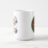 かわいい友達へのギフトにメッセージを添えて コーヒーマグカップ (中央)
