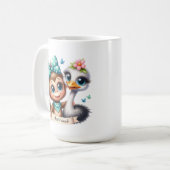 かわいい友達へのギフトにメッセージを添えて コーヒーマグカップ (正面左)