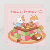 かわいい友 シーズンカード (正面/裏面)