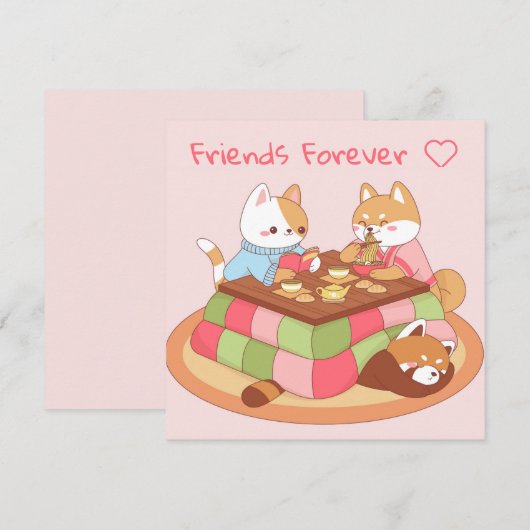 かわいい友 シーズンカード (正面/裏面)