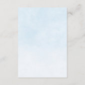 かわいい双子の象の風船の本ベビー エンクロージャーカード (裏面)