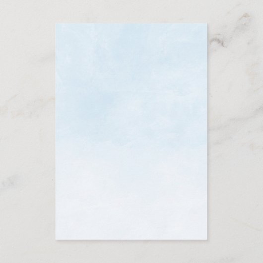 かわいい双子の象の風船の本ベビー エンクロージャーカード (裏面)