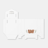 かわいい双子ベビーシャワー フェイバーボックス (折り畳みなし)