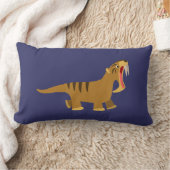 かわいい口の漫画のフクロフクロフクロミクロ枕 ランバークッション (ブランケット)