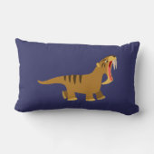 かわいい口の漫画のフクロフクロフクロミクロ枕 ランバークッション (裏面)