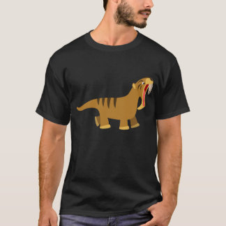 かわいい口の漫画フクロフクロフクロイツTシャツ Tシャツ