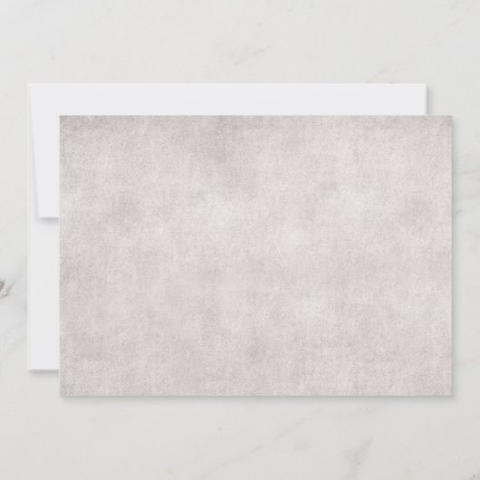 かわいい口ひげ男の子の写真1st誕生日パーティー 招待状 (裏面)