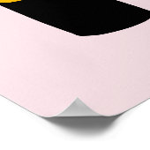 かわいい口紅のワードアートメイクアーティスト ポスター (角)