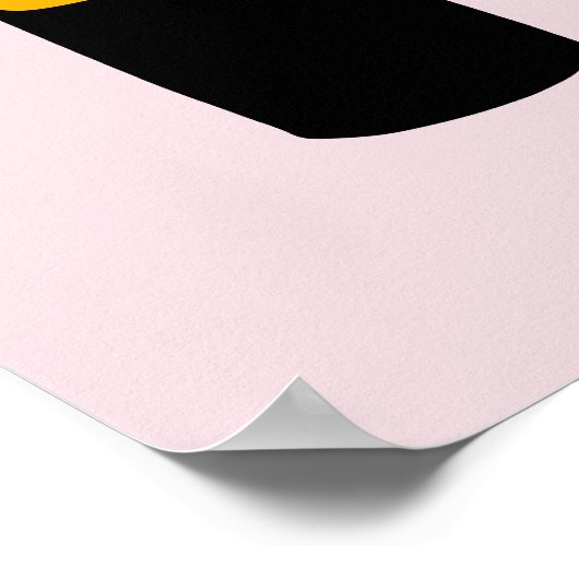 かわいい口紅のワードアートメイクアーティスト ポスター (角)