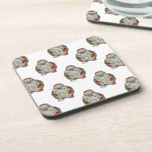 かわいい口紅ピグ コースター (左側)