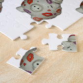 かわいい口紅ピグ ジグソーパズル (側面)